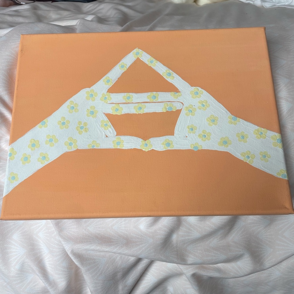 Alpha Gamma Delta sorority canvas paintings (2)